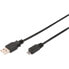 Фото #1 товара DIGITUS Micro USB Conector USB 2.0 Compatible cable 1.8 m