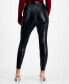 ფოტო #6 პროდუქტის Women's Soft Faux-Leather Leggings, Created for Macy's