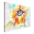 Leinwandbild Painted Sunflower I