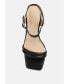 Фото #2 товара EDYTA Womens Ankle Strap Block Heel Sandals