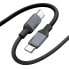 Фото #1 товара Kabel przewód silikonowy USB-C szybkie ładowanie 60W 5A 0.5m czarny