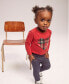Фото #9 товара Костюм для малышей Levi's Комплект для девочек в клетку с боди и леггинсы, набор из 2 предметов