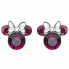 Glittering silver Minnie Mouse stud earrings ES00013SFEBL.CS