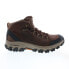 Фото #1 товара Skechers Edgemont Dalano 204632 Mens Brown Leather Lace Up Hiking Boots 10
