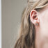 Glittering bronze earrings JF03263791