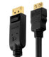 PureLink PI5100 - 7.5 m - DisplayPort - HDMI - Male - Male - Gold