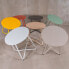 Side table Luna Steel 45 x 45 cm Mustard