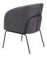 Фото #11 товара 30" Steel, Polyester Quinten Boho Chic Accent Chair