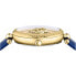 Фото #2 товара Versace Damen Armbanduhr PALAZZO blau, gold 39 mm VECO02922