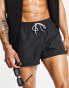 Фото #2 товара ASOS DESIGN swim shorts in short length in black