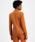 ფოტო #3 პროდუქტის Women's Notch-Collar One-Button Jacket