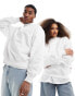 Tommy Jeans boxy new classics crew neck sweatshirt in white