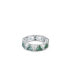 ფოტო #1 პროდუქტის Ortyx Cocktail Triangle Cut Rhodium Plated Ring