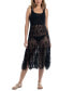 Фото #1 товара Women's Cotton Crochet Sleeveless Cover-Up Dress