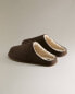 Фото #5 товара Faux shearling leather slippers