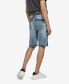 Men's Feeling Fresh Denim Shorts with Adjustable Belt, 2 Piece Set