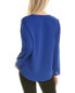 Фото #2 товара Jones New York Jasper Crepe Roll Tab Top Women's Blue Xs