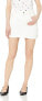 Roxy 257284 Women's Java to Lombok Denim Skirt White Size Large