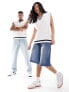 Фото #3 товара Tommy Jeans Unisex regular contrast tipping vest in white