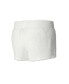 ფოტო #3 პროდუქტის Women's Cream Atlanta Braves Fluffy Hoodie Top and Shorts Sleep Set