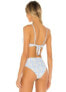 onia 264961 Women's Jade Top Blue Bell Swimwear Size Medium