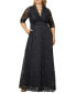 Фото #1 товара Women's Plus Size Maria Lace Evening Gown