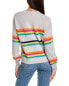 Фото #2 товара Scott & Scott London Pippa Stripe Wool & Cashmere-Blend Sweater Women's