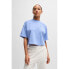 ფოტო #2 პროდუქტის HUGO Cropped 10247676 BLUE short sleeve T-shirt