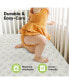 Фото #5 товара 2pk Fitted Crib Sheets for Boys, Girls, Organic Baby Crib Sheet, Standard Nursery Crib Sheet Cover