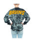 Фото #3 товара Women's Black Boston Bruins Crystal-Dye Long Sleeve T-shirt
