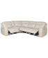 CLOSEOUT! Blairemoore 5-Pc. Leather Sectional with 1 USB Console and 3 Power Recliners, Created for Macy's