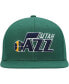 Фото #4 товара Бейсболка SNAPBACK Mitchell&Ness Green Utah Jazz 2.0