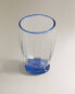 Coloured glass tumbler