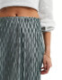 Фото #4 товара Y.A.S plisse column maxi skirt in grey