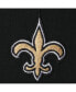 ფოტო #3 პროდუქტის Men's Black, Gold New Orleans Saints Big and Tall Polyester Quarter-Zip Raglan Jacket