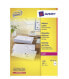 Фото #4 товара Avery Zweckform L7173-100 - White - Rounded rectangle - Permanent - DIN A4 - Paper - Laser