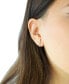 ფოტო #2 პროდუქტის Diamond Double Bar Stud Earrings (1/10 ct. t.w.) in Gold Vermeil, Created for Macy's