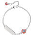 Playful silver bracelet Captain America Marvel BS00085RL-55.CS