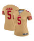 ფოტო #1 პროდუქტის Women's Trey Lance Gold San Francisco 49ers Team Inverted Legend Jersey