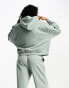 Фото #2 товара New Balance Linear Heritage oversized hoodie in sage