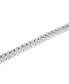 Men's Diamond Curb Link Bracelet (1 ct. t.w.) in Sterling Silver