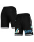 Men's Black Los Angeles Lakers Washed Neon Shorts