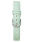 Фото #3 товара Women's Green Strap Watch 38mm Set, Created for Macy's