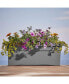 VER26908 Veranda Window Deck Box Planter 26" x 11" Charcoal