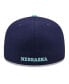 Фото #4 товара Men's Navy, Light Blue Nebraska Huskers 59FIFTY Fitted Hat