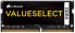 Фото #1 товара Модуль памяти Corsair ValueSelect CMSO4GX4M1A2133C15, 4 GB, 1 x 4 GB, DDR4, 2133 MHz, 260-pin SO-DIMM