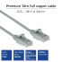 Фото #1 товара Intronics Grijze 5 meter LSZH U/UTP Cat6 datacenter slimline patchkabel snagless met - Cable - Network