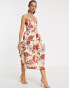 Фото #1 товара ASOS DESIGN bandeau dome midi dress in floral