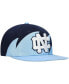 ფოტო #4 პროდუქტის Men's Carolina Blue, Navy North Carolina Tar Heels Sharktooth Snapback Hat