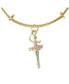 ფოტო #2 პროდუქტის Ballerina Gold Bangle Bracelet for Girls